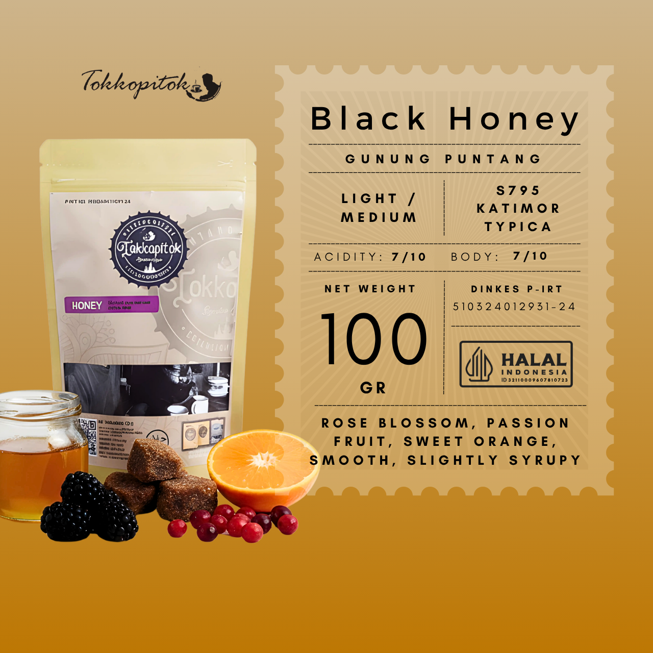 Arabika Puntang Black Honey Single Origin Grade 1